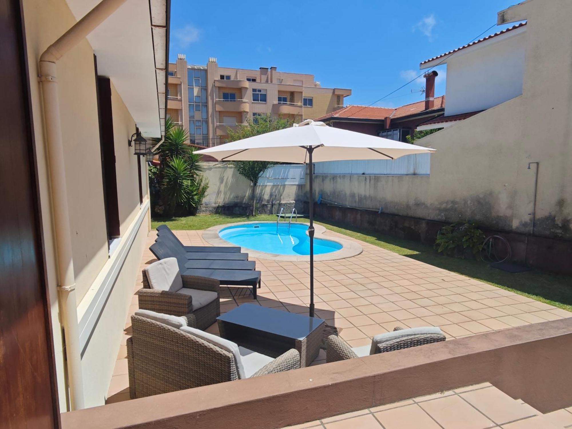 Casa na praia - com piscina Esmoriz Esterno foto